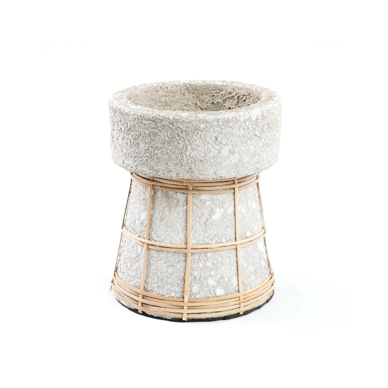 Le Bougeoir Serene - Béton Naturel - M