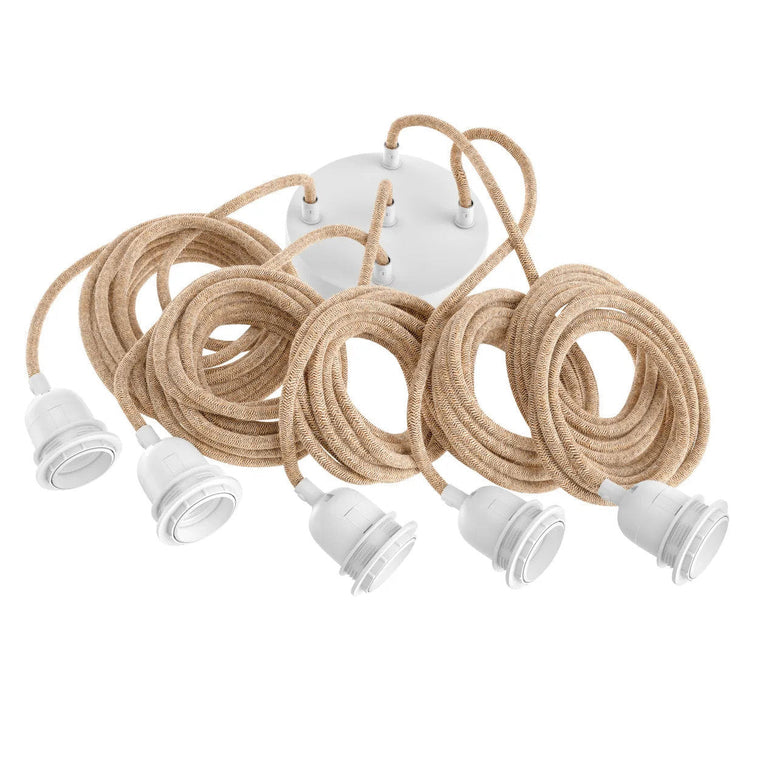 Plafonniers - Blanc Naturel - 5 Luminaires