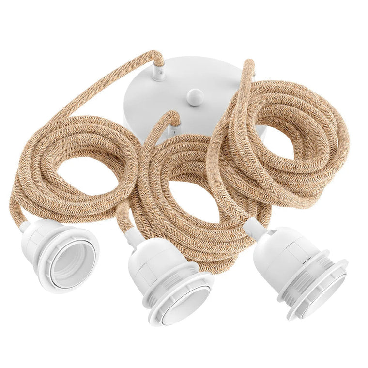 Plafonniers - Blanc Naturel - 3 Douilles