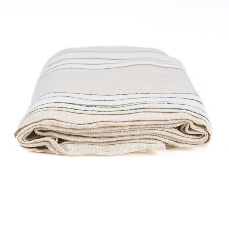 La Nappe Provence - Noir Blanc Naturel - 150x300
