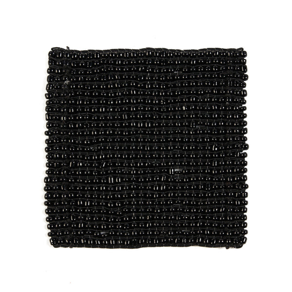 Le dessous de verre Perles - Noir