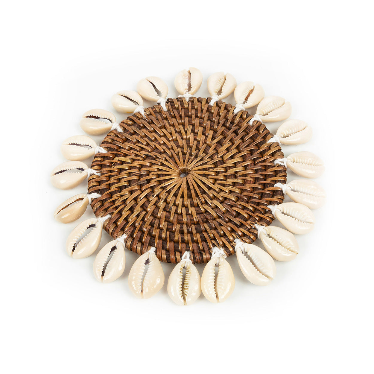 Onderzetter Colonial Shell – Natuurlijk Bruin