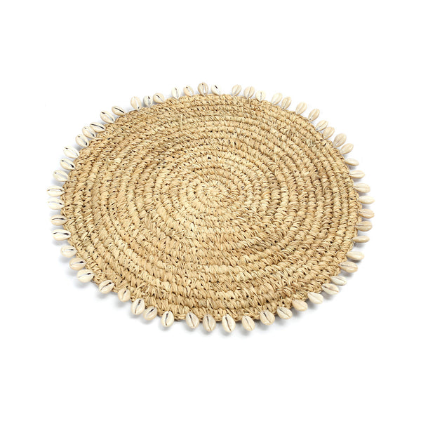 De Raffia Schelp Pan Onderzetter