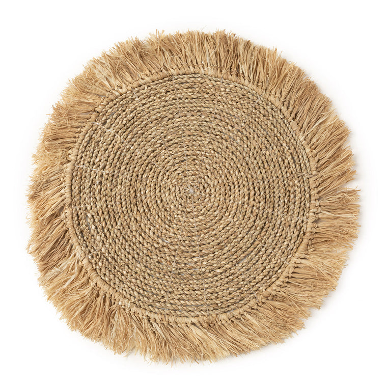 De Zeegras Raffia Placemat - Natuurlijk