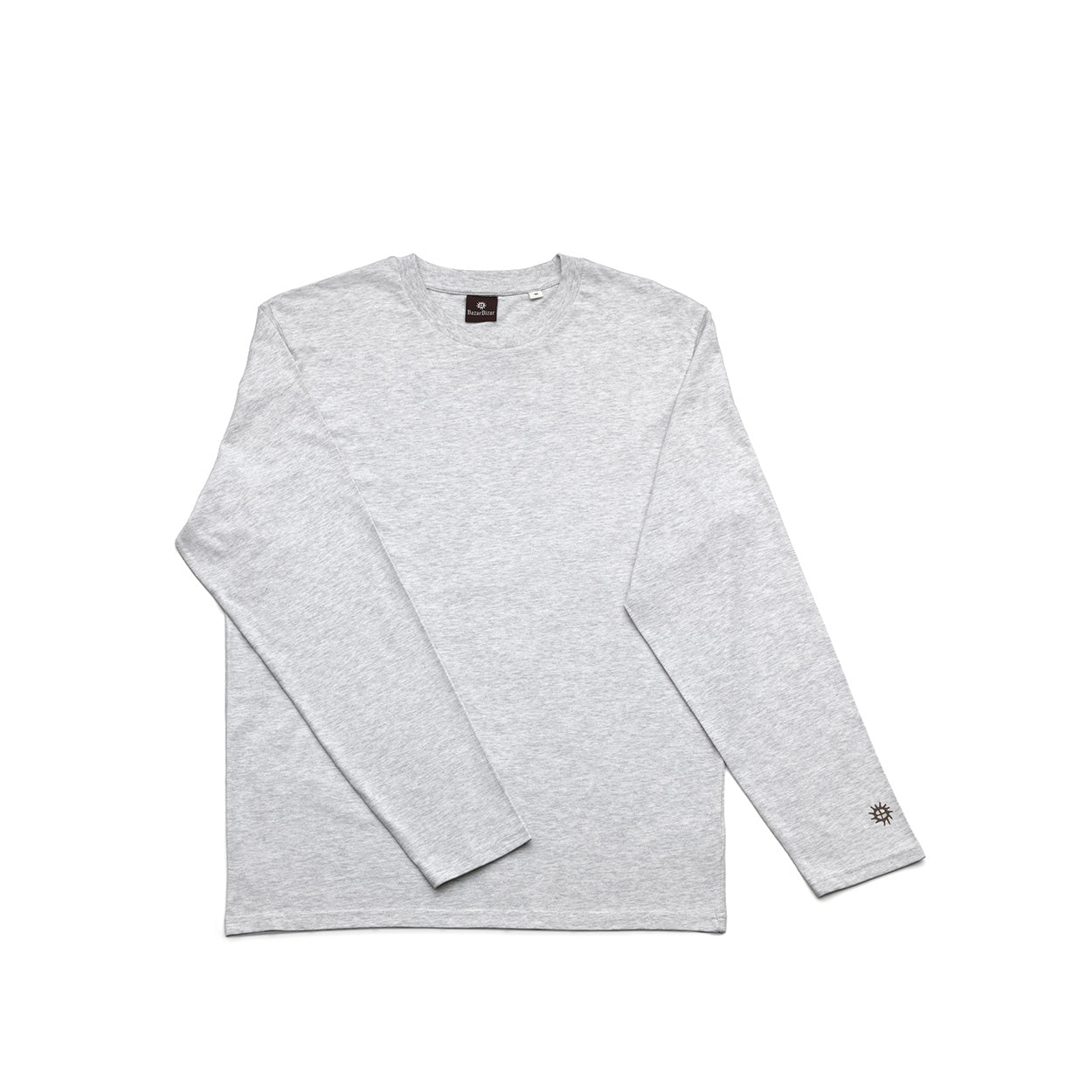 The Checkerboard L/S T-Shirt - Heather Grey - S