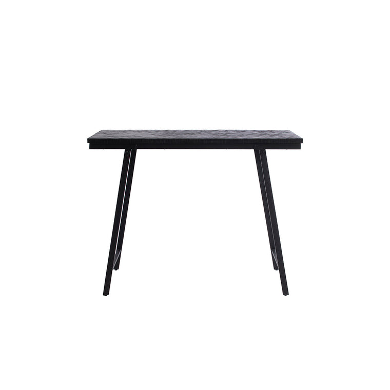 Table haute Herringbone - Noire - 140cm