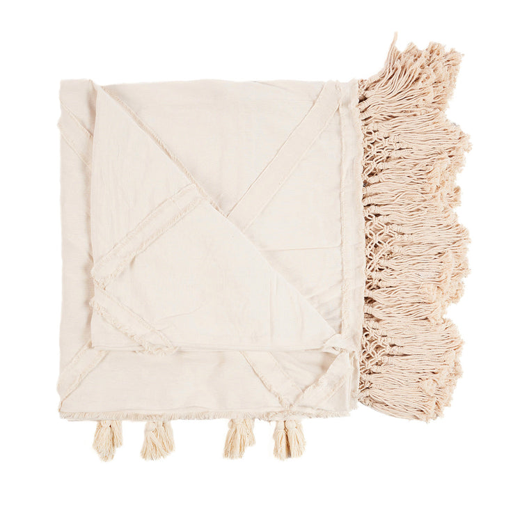 The Berber Bed Throw - Natural