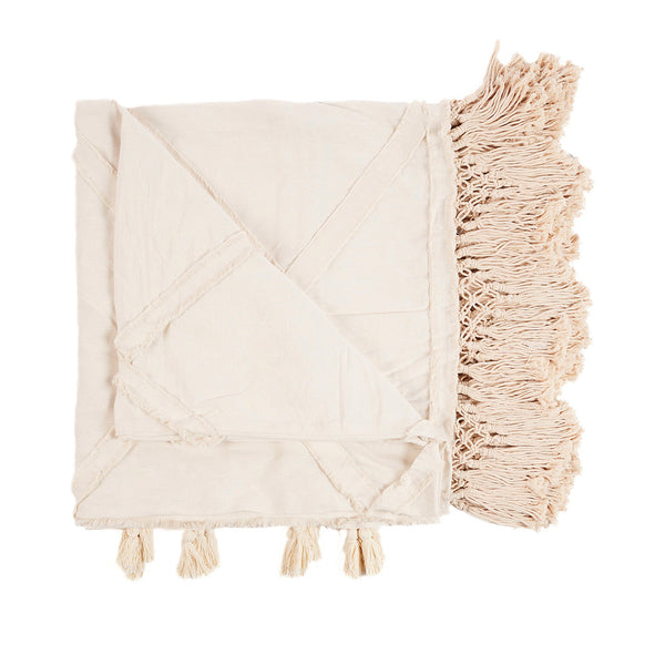 The Berber Bed Throw - Natural