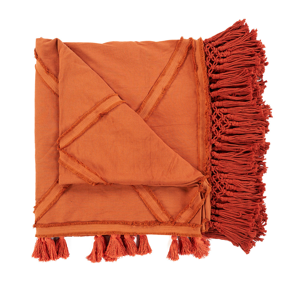 De Berber sprei - Terracotta