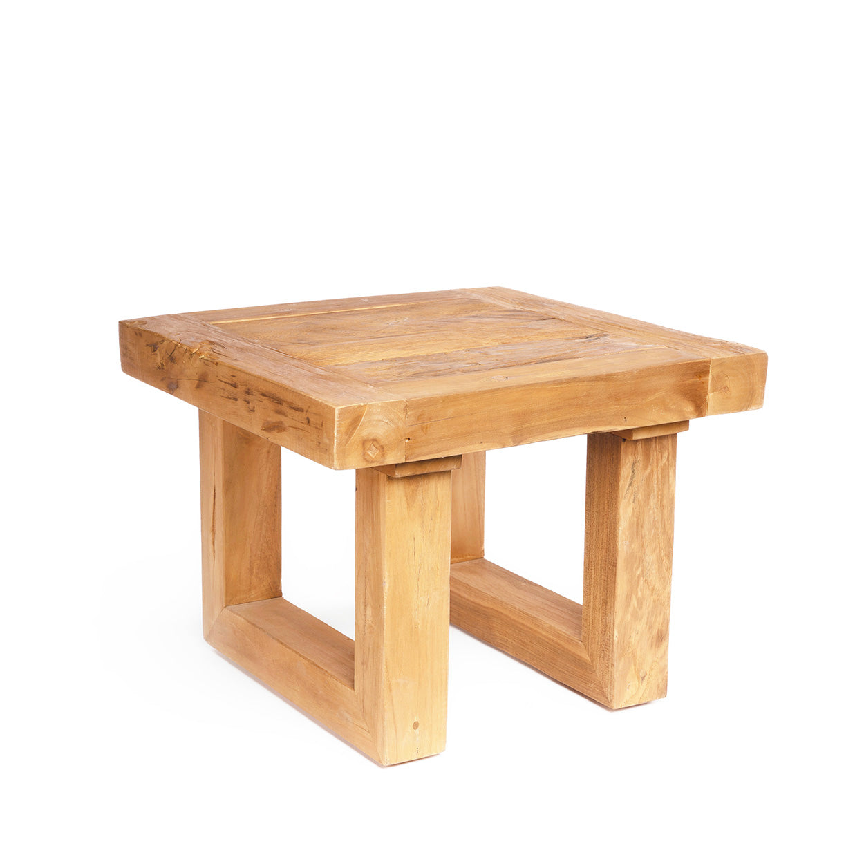 La Table d'appoint en teck recyclé - Naturel