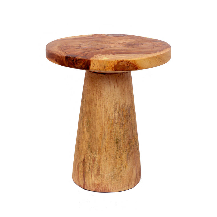 De Conische Houten Bijzettafel - Natuurlijk - 50
