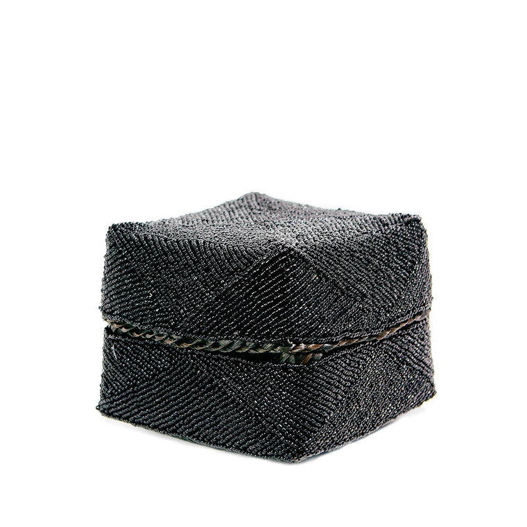 The Beaded Basket - Black - M