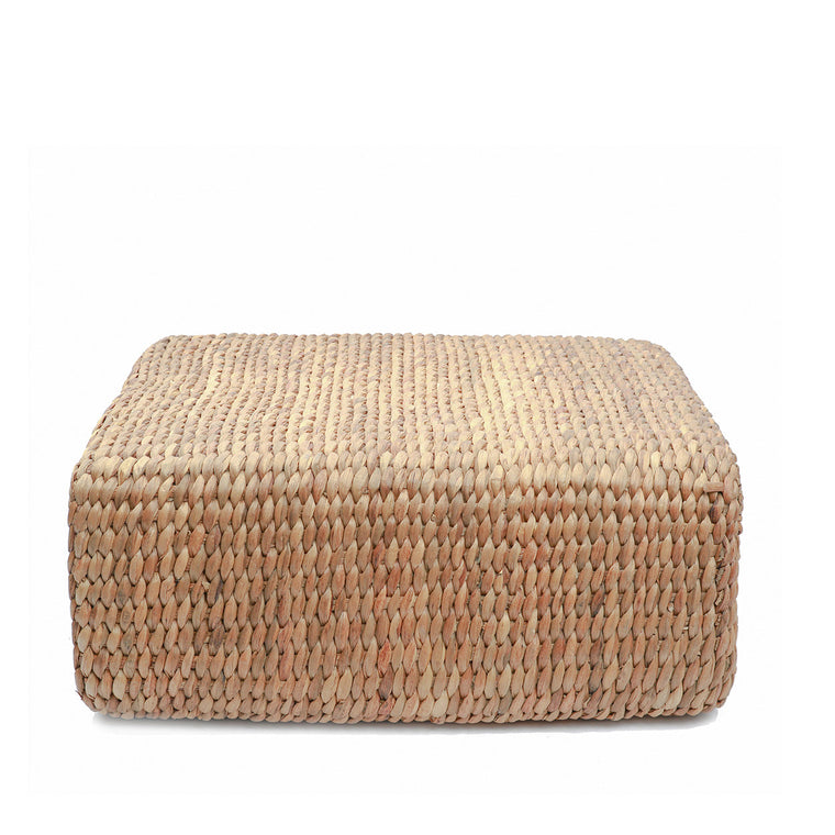 De Hyacinth Poef Vierkant - Naturel - M