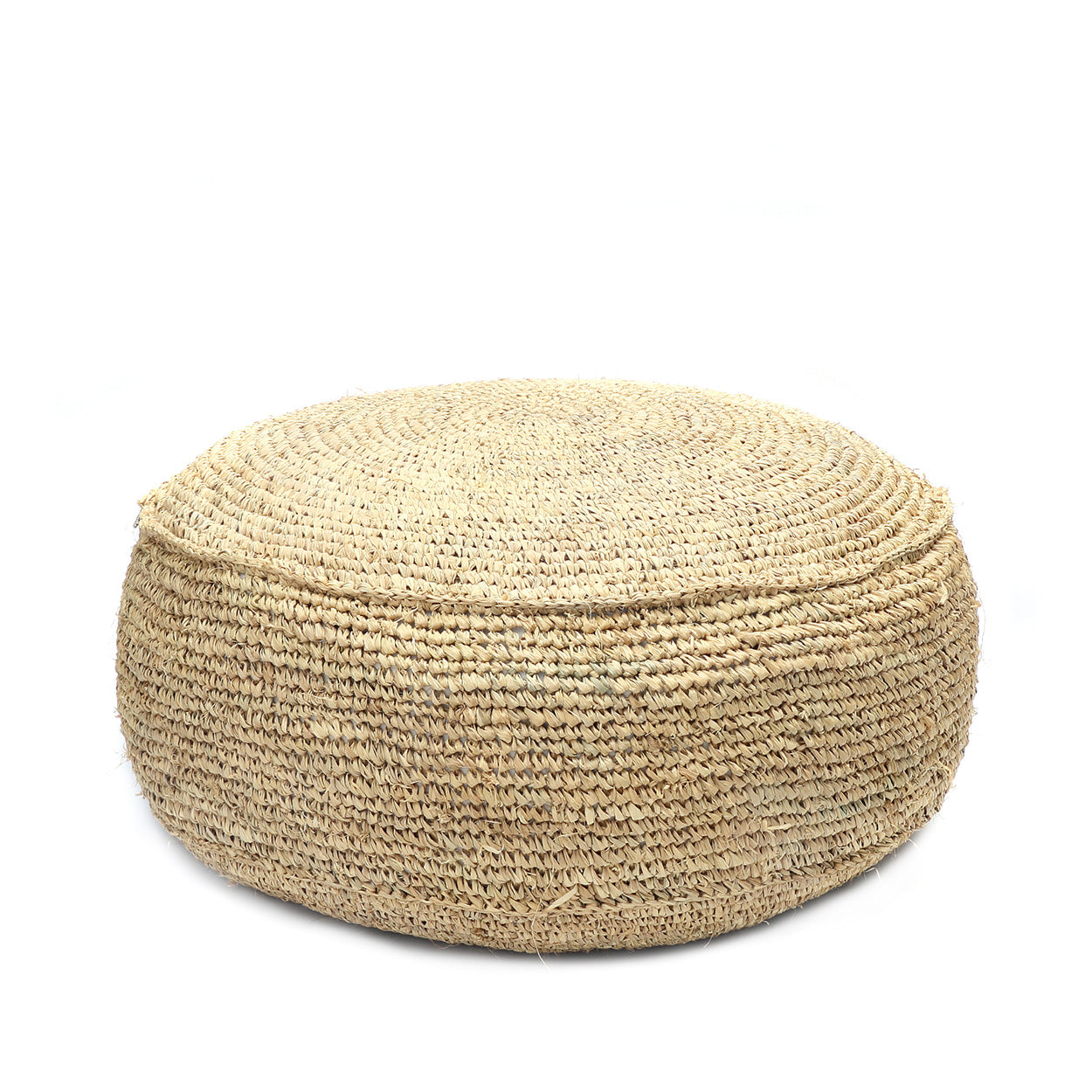Le pouf Raffia Flores - Naturel