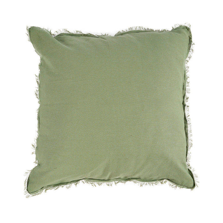 La housse de coussin vert menthe