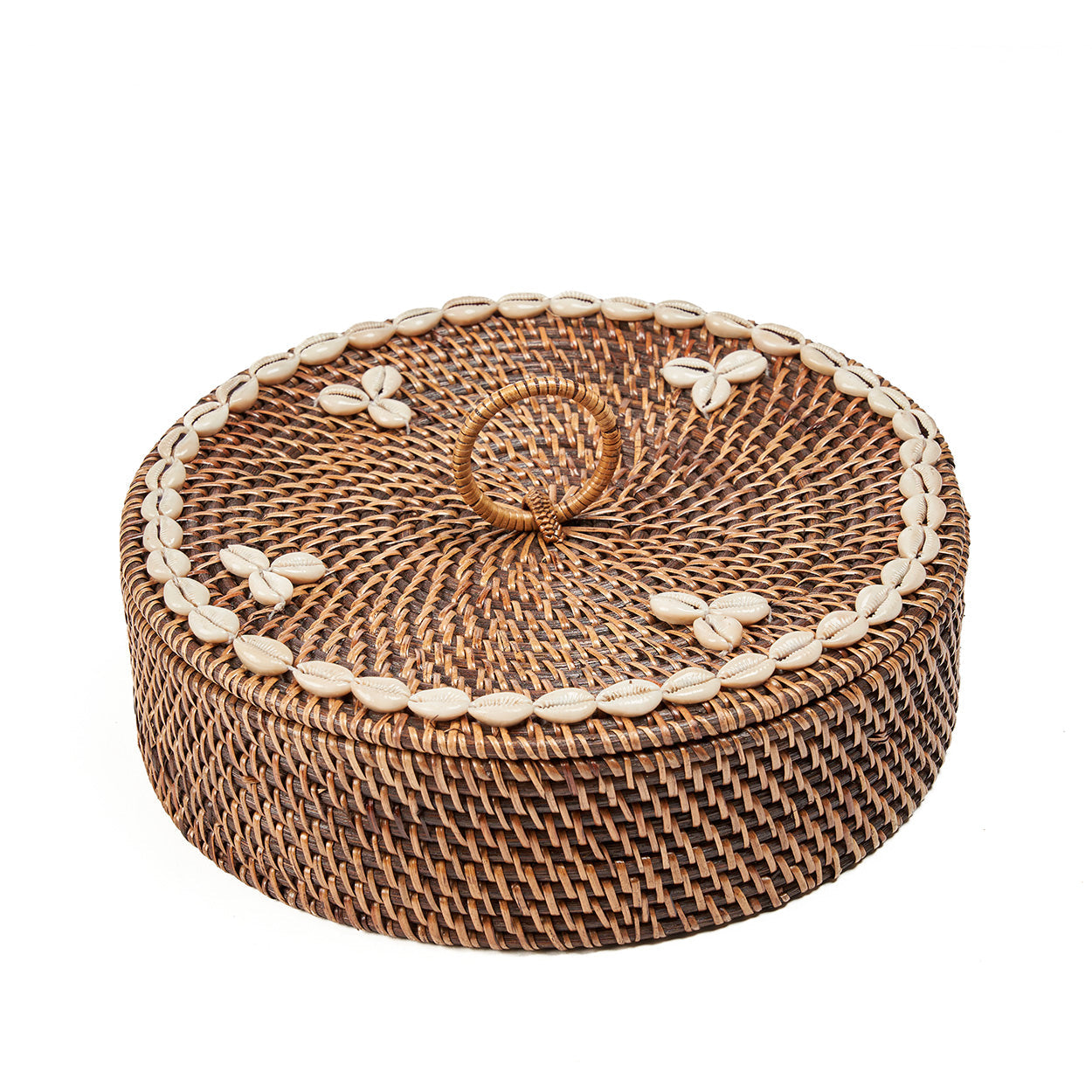 Le panier compartimenté en rotin - Marron naturel