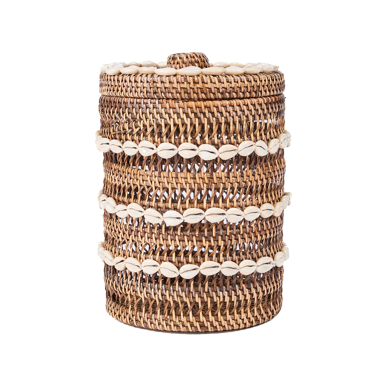 Le bac de rangement Shell - Marron naturel