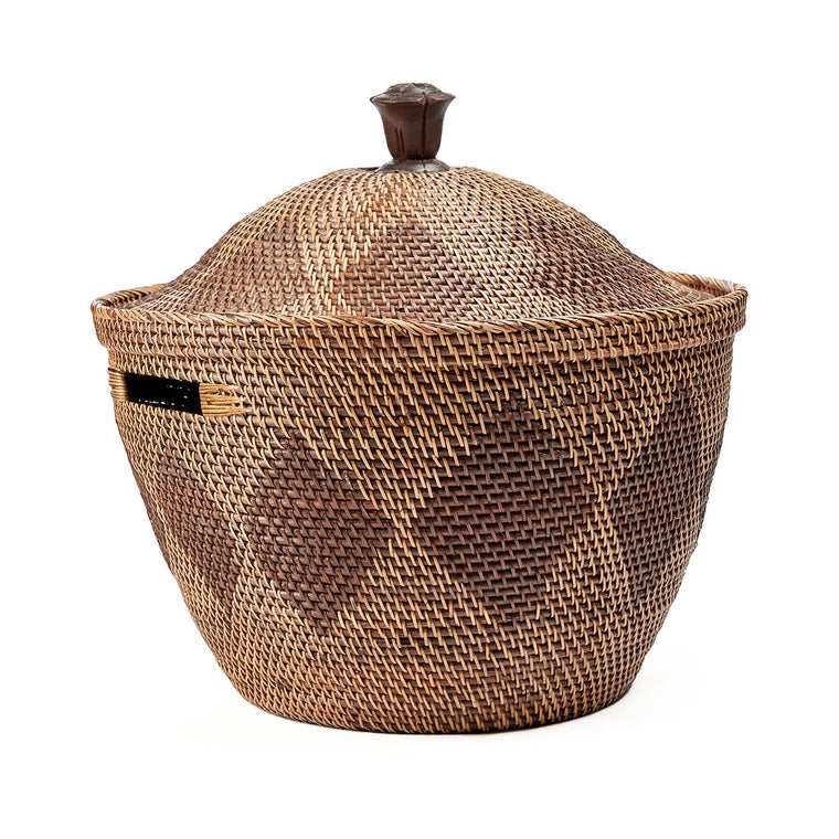 Le panier de rangement Crown – Marron naturel