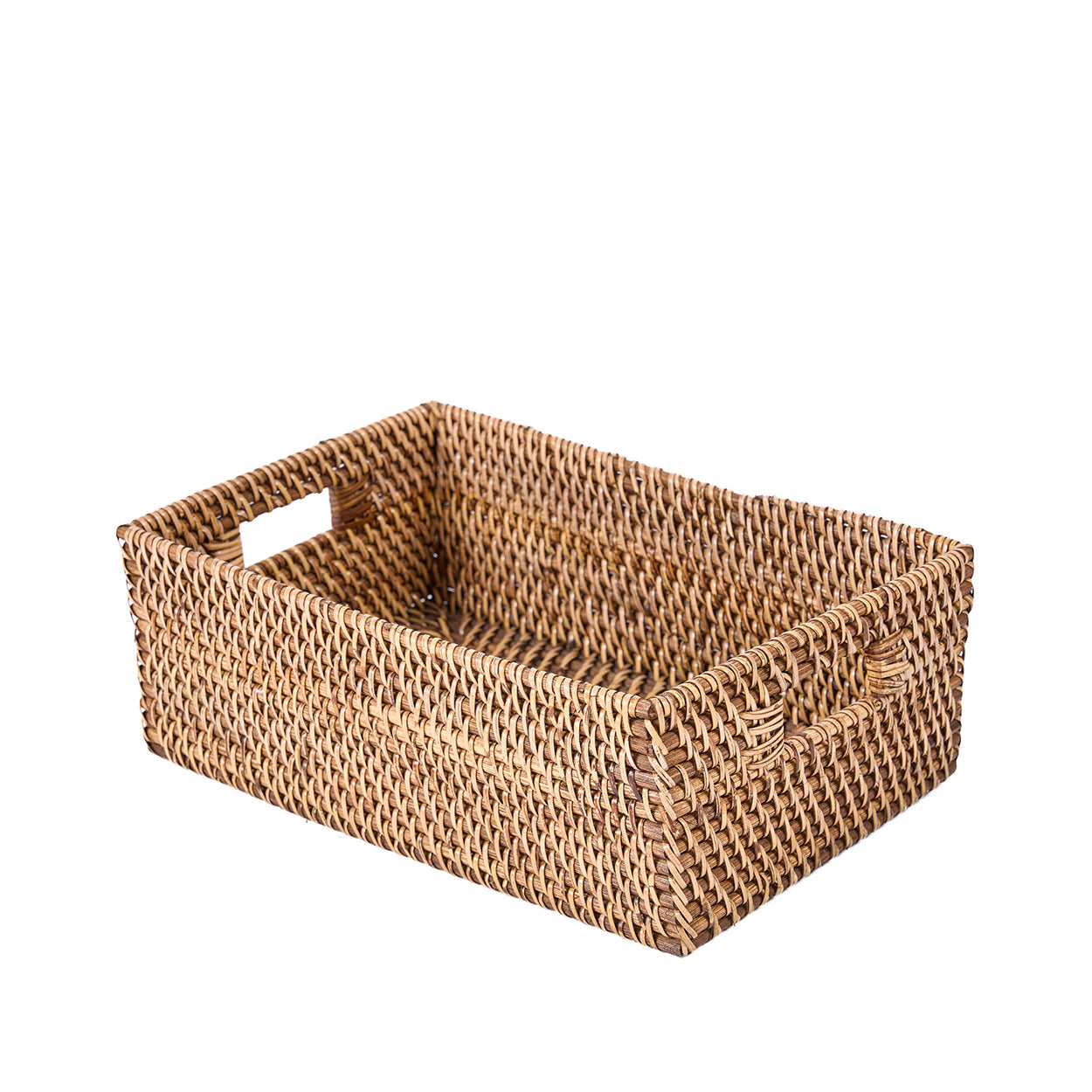 Le coffre de rangement en rotin – Marron naturel