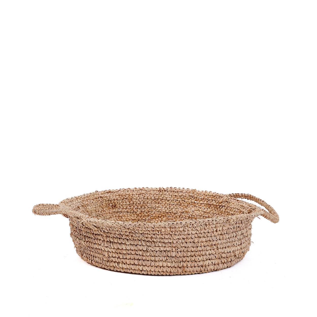The Raffia Basket Trays - Natural - L