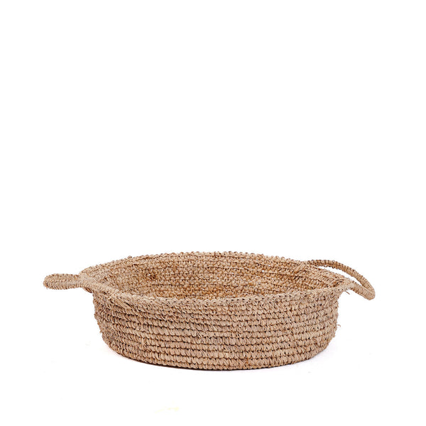 The Raffia Basket Trays - Natural - L