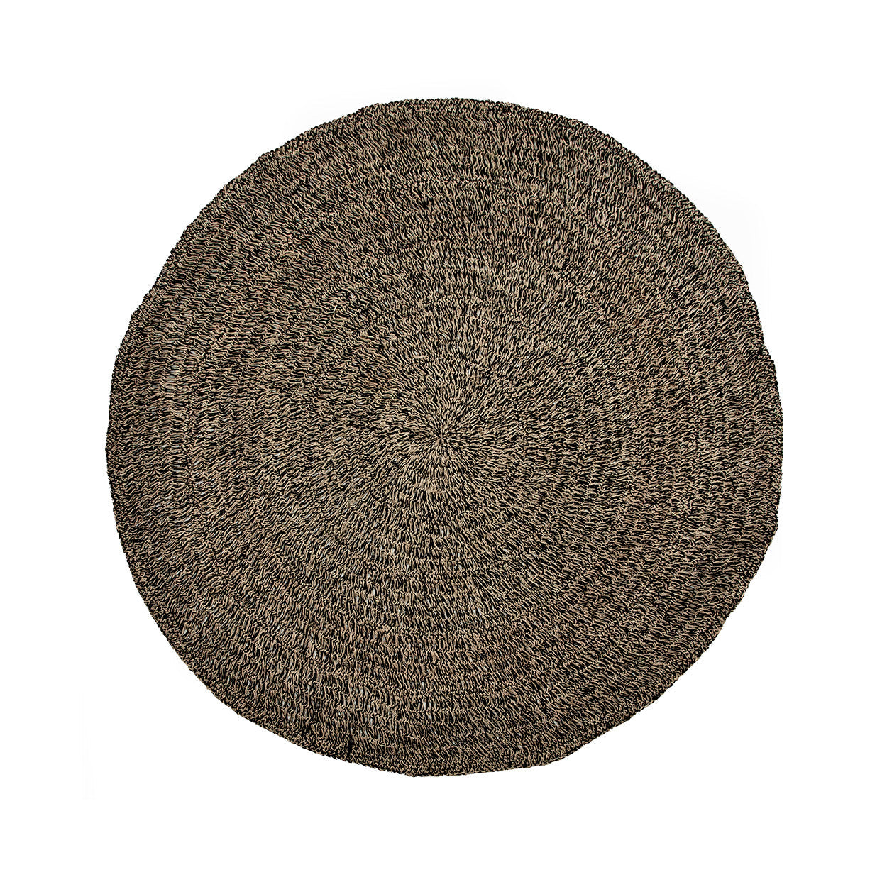 Le Tapis en Jonc de Mer - Noir Naturel - 200