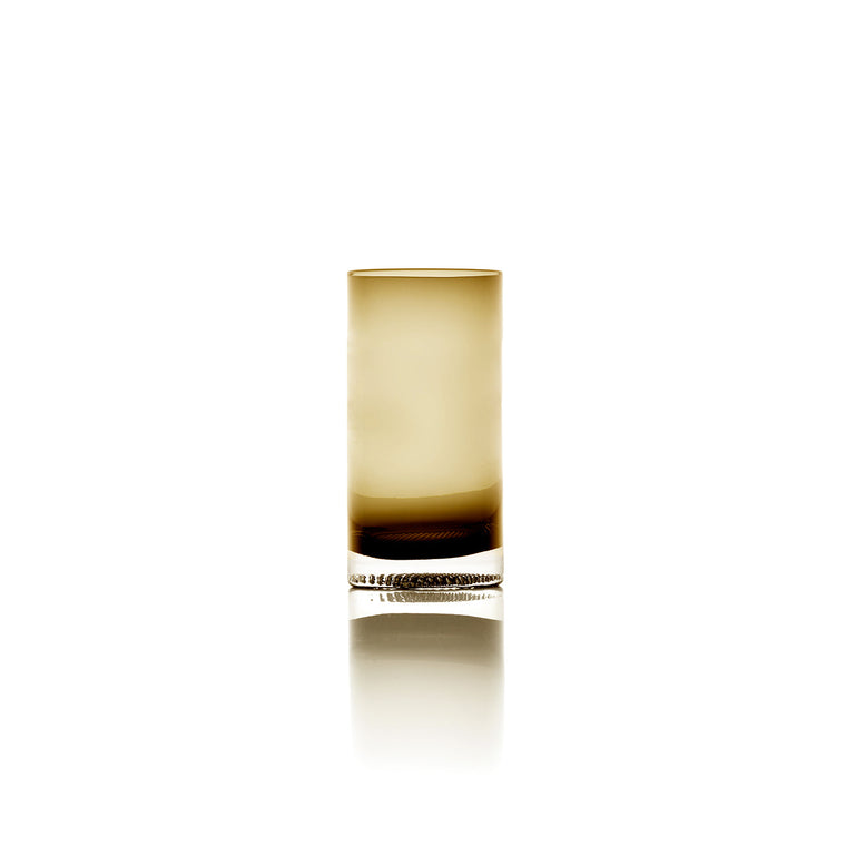 Le verre haut Dot - Ambre