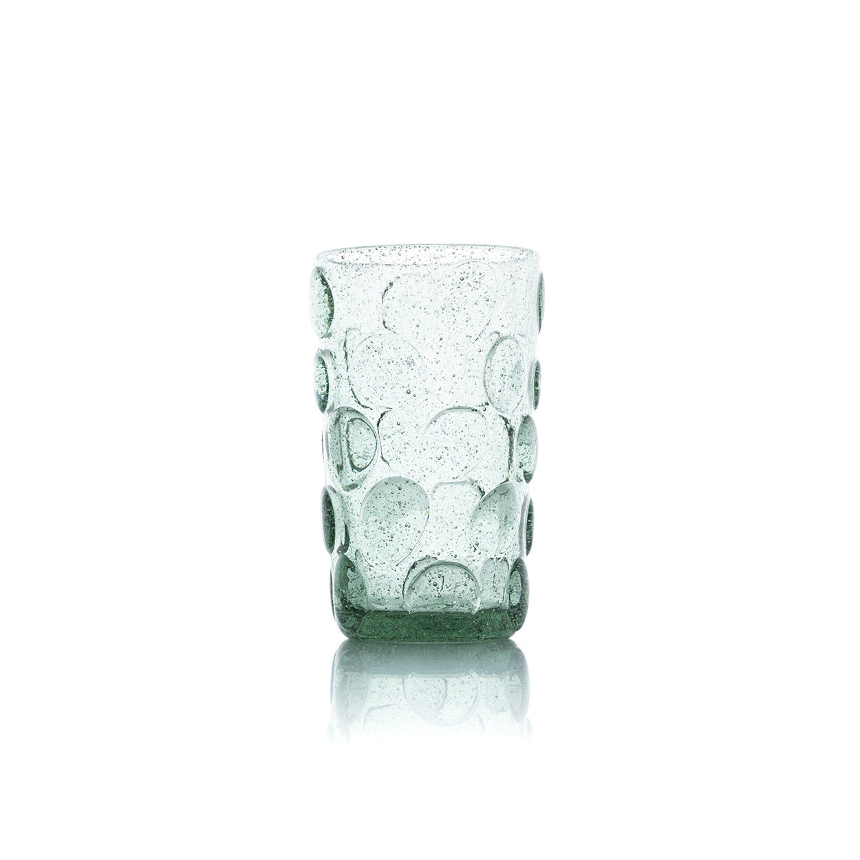 Le verre Highball Frosted Dot - Aqua