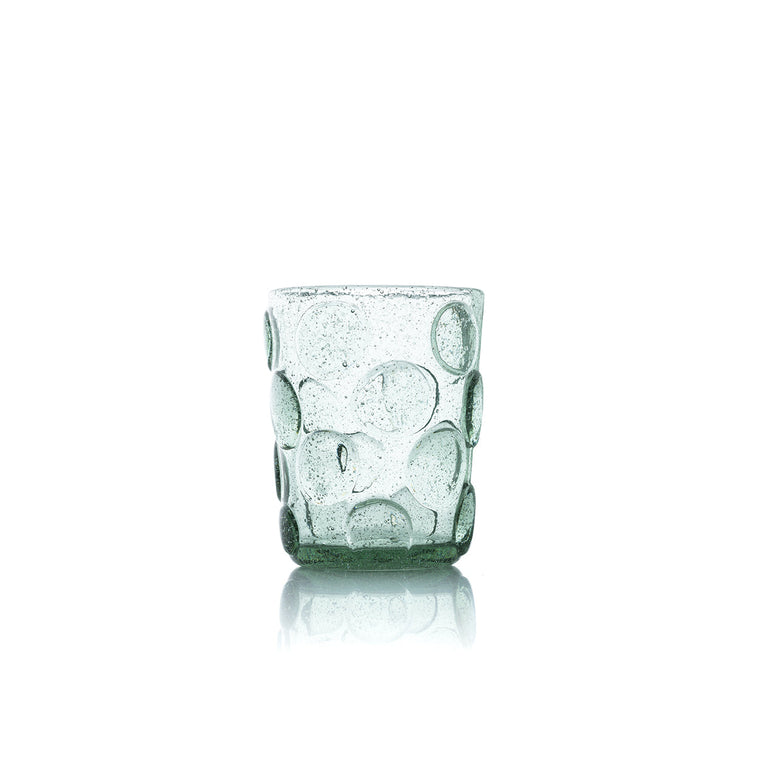 Verre à eau à pois givrés - Aqua