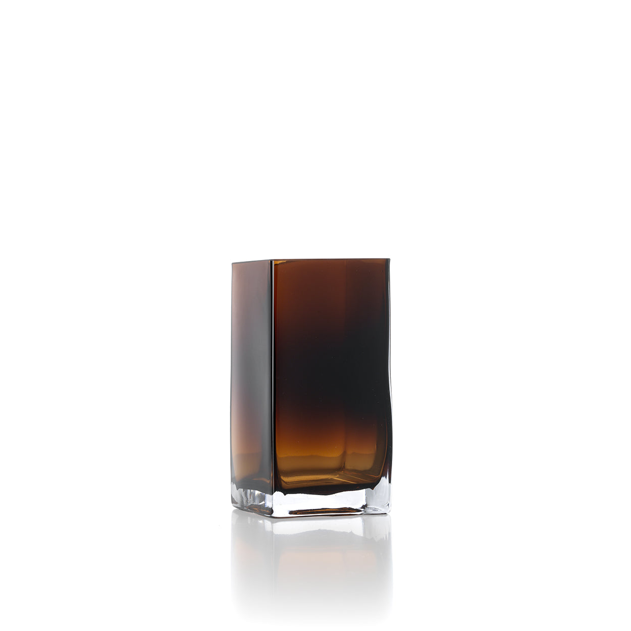 Le vase cubique Ambre - Ambre - P