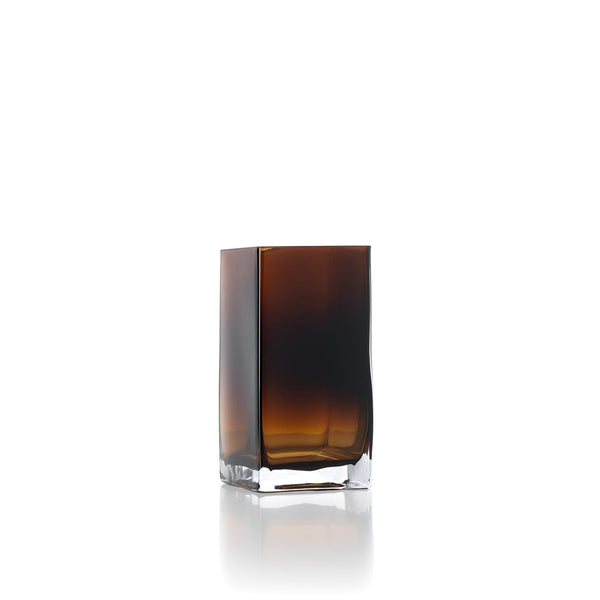 Le vase cubique Ambre - Ambre - P