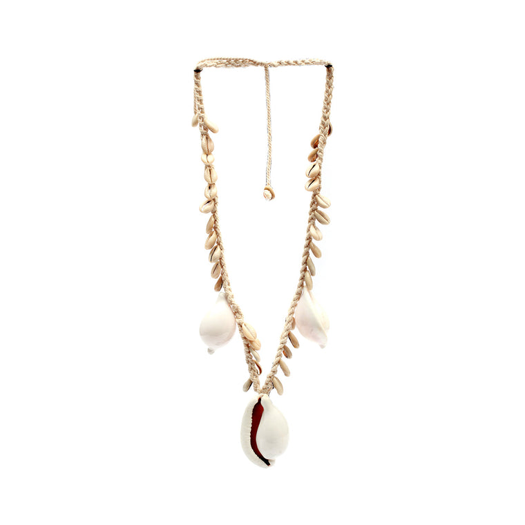 De Grote Witte Kauri Schelpenketting