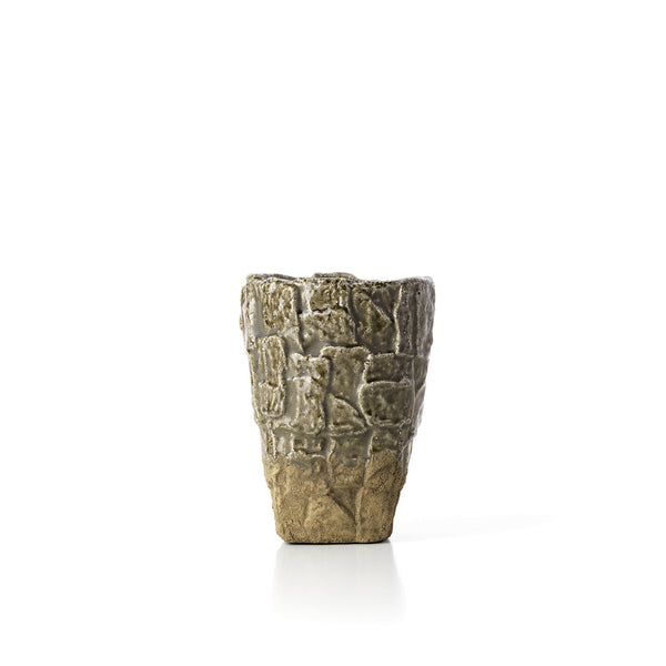 Le Vase Texture Roche - Pierre Grise - P