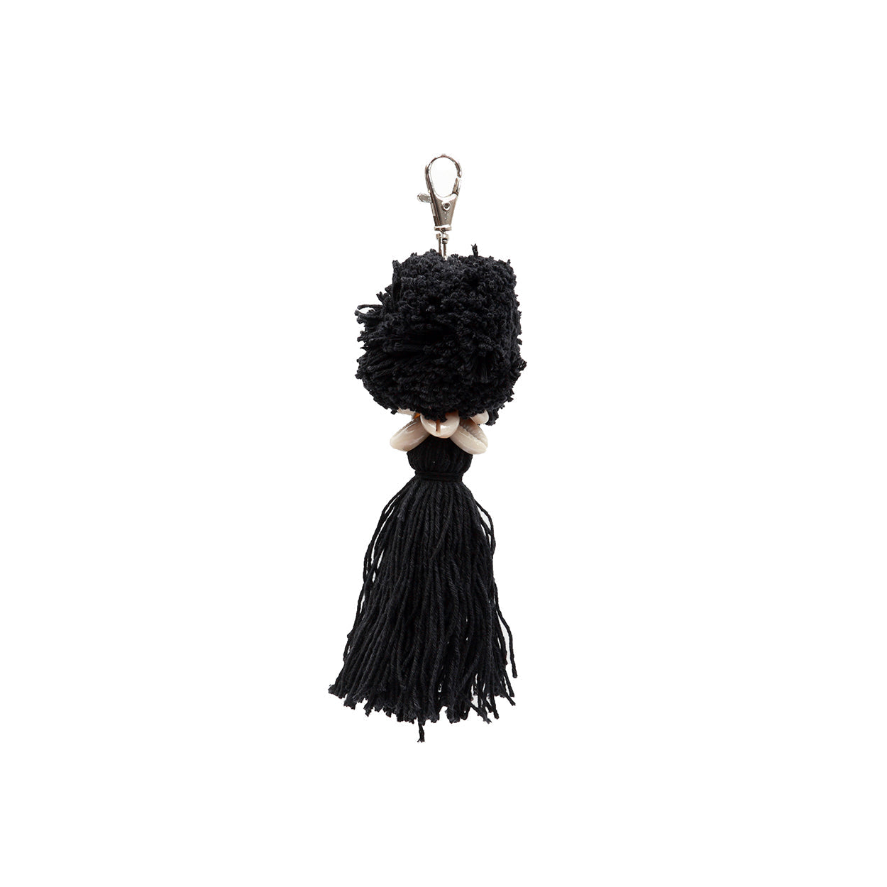De Pompon Sleutelhanger - Zwart