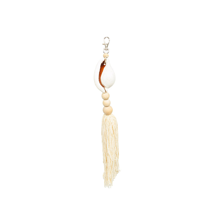 De Togian Sleutelhanger - Naturel Wit