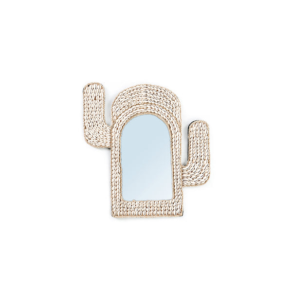 De Cactus Schelp Spiegel - Wit