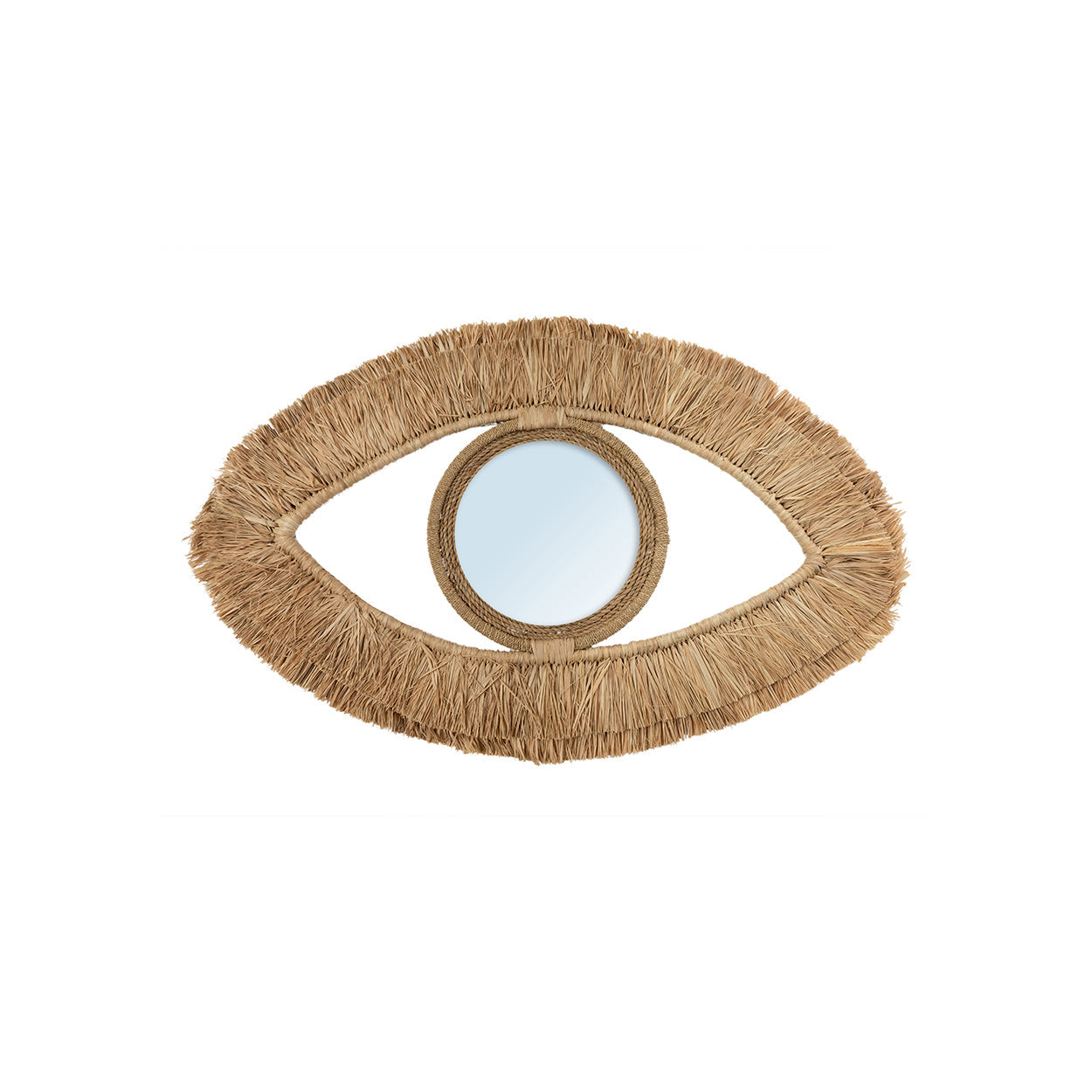 De Raffia Oogspiegel - Natuurlijk - M