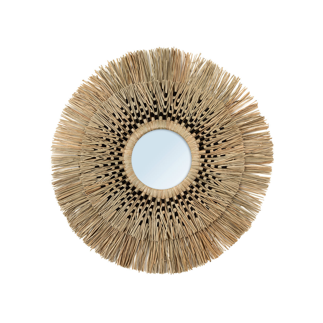 De Havana Spiegel - Naturel Zwart - L