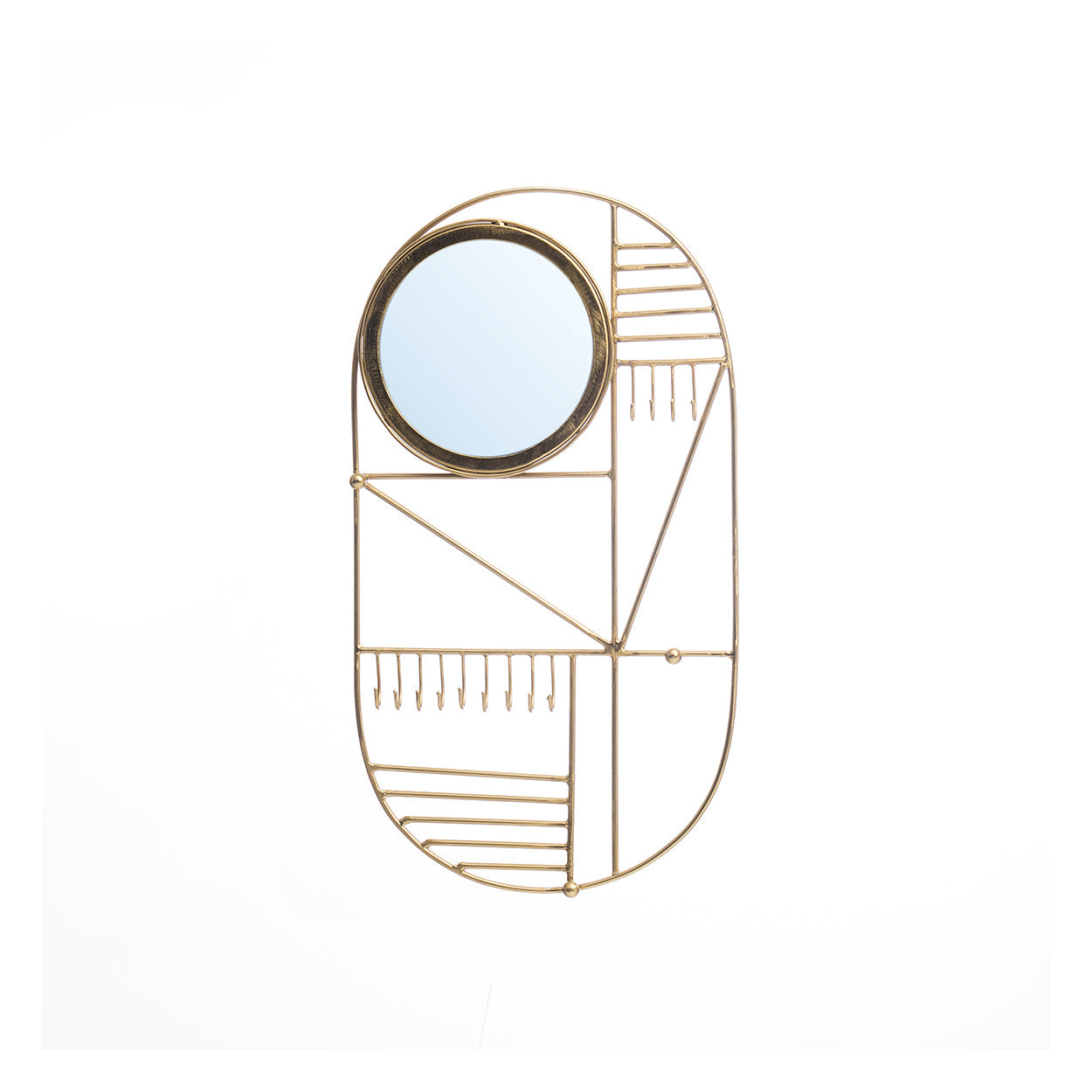 Le Porte-Manteau Mural « Do I Look Pretty » - Laiton