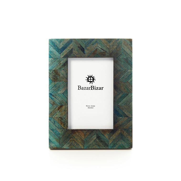 Le Cadre Mosaïque Bleu Drift - 10x15