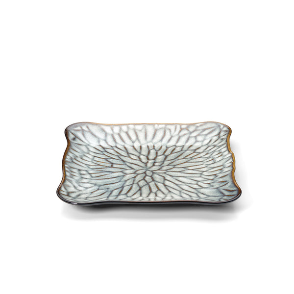 Het Lotus Ice Square Bord - Grijsbruin - L