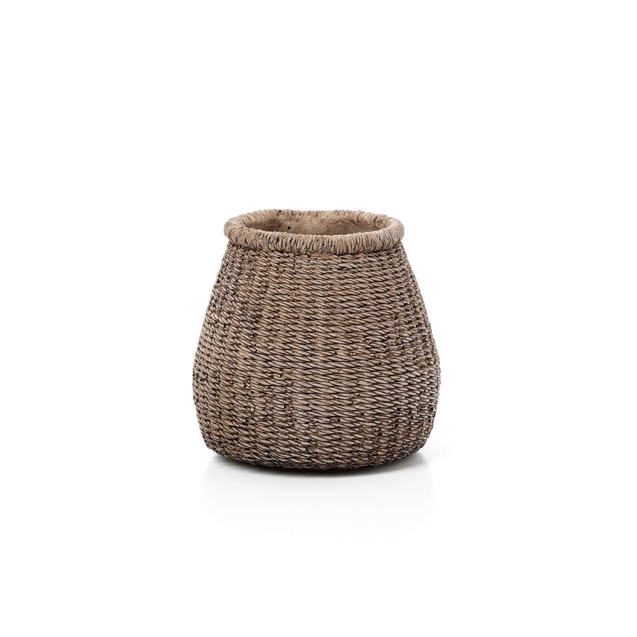 The Faux-Puff Planter - Brown - M