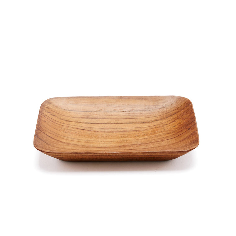 De Teak Wortel Bijzettafel - Rechthoekig