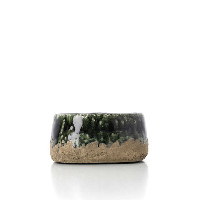 De Mos Kom Plantenbak - Beton Groen - Laag