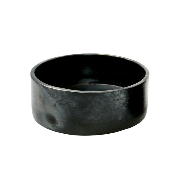 Plat cylindrique brûlé - Noir - L