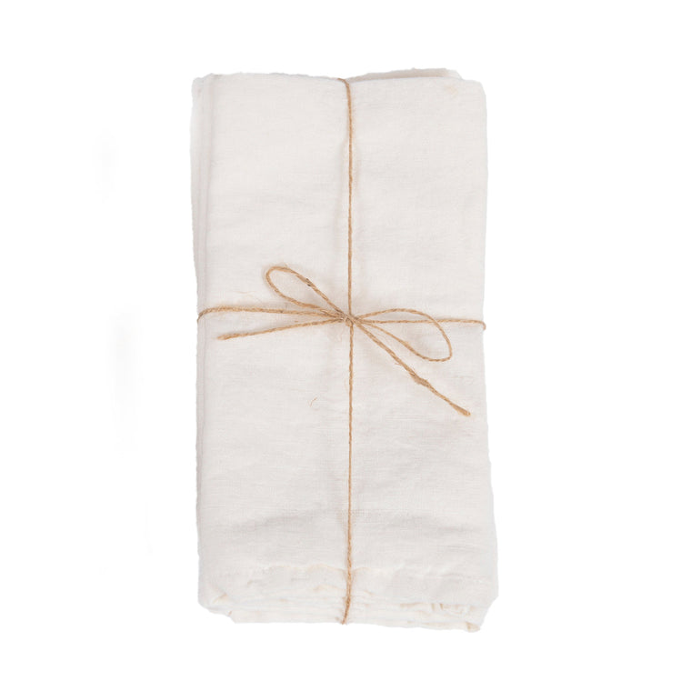 The Linen Napkin - White