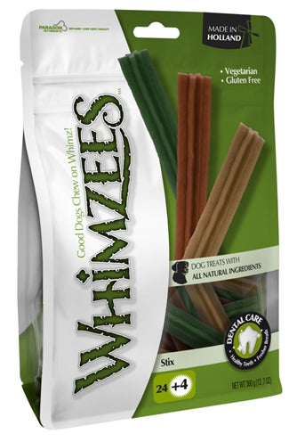 WHIMZEES Stix Small 12 cm 24+4 pièces