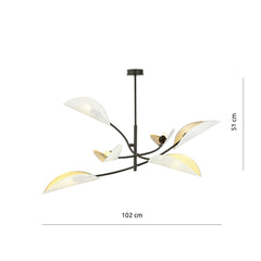 LOTUS 6 WHITE/GOLD