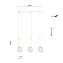 GLAM 3 WHITE/TRANSPARENT