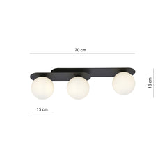 PLAZA 3 BLACK/OPAL